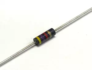 4pcs Allen-Bradley 4.7K (4K7) 5% 1/2W Resistenza di Composizione Carbonio, RC20, RCR20 - Foto 1 di 11