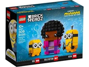 Lego 40421 BrickHeadz Minions Belle Bottom, Kevin & Bob - NEW Retired Exclusive - Picture 1 of 2