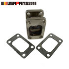 T3 To T3 4-Bolt Ss Turbo Charger Manifold Flange Adapter Converter And 2X Gasket