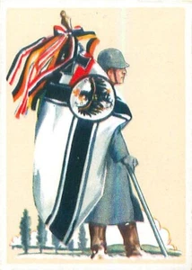 FAHNENTRÄGER FAHNE 3. MARINE INFANTERIE REGIMENT DEUTSCHLAND IMAGE CARD - Picture 1 of 2