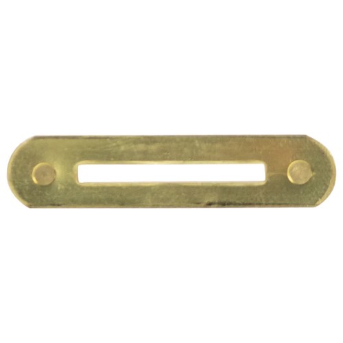 Ribbon Mounting Bar: Base Bar brass, single, clutch back ( Pack of 4 ...