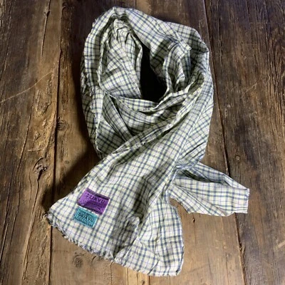 UNISEX TODO ALGODÓN Cuadros AMARILLO CREMA ÍNDIGO AZUL MARINO Hombres Mujeres Ligero pero Cálido Foto 1 de 3