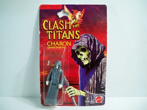 K23i05212 CHARON MOC MINT ON SEALED CARD CLASH OF THE TITANS 1980 VINTAGE MATTEL Cover