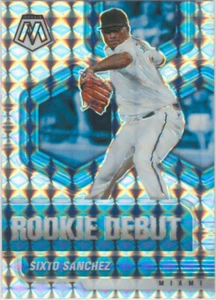 2021 Panini Prizm SIXTO SANCHEZ #RD6 Mosaic Rookie Debut Miami Marlins - Picture 1 of 2