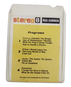 Living Strings Play Music from Camelot 8 Track Tape Motion Picture Bowen Vintage - Picture 1 of 3