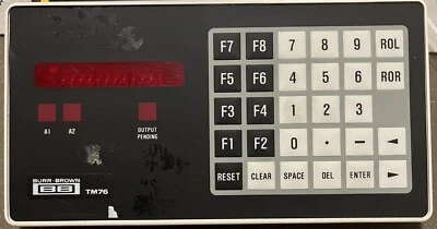 BURR-BROWN TM76 CONTROL PANEL DISPLAY INTERFACE - Image 1 of 3