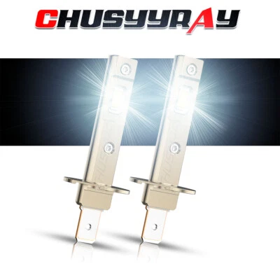 2pcs 6000K White H1 LED Headlight High Beam Bulbs For Hyundai XG350 2002-2005 - Image 1 of 4