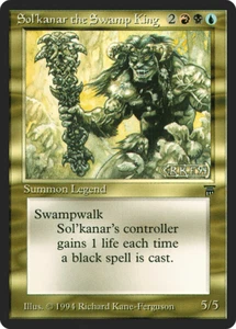 Sol'kanar the Swamp King X (1) Legends- Excellent/Near Mint - R259 -  4RCards - Picture 1 of 1