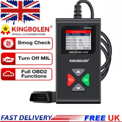 Car OBD2 Scanner EOBD Check Engine Fault Code Reader Car Diagnostic Reset Tool - Image 1 of 4