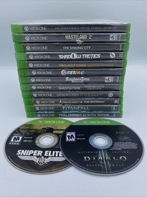 Xbox One 14 Game Lot Bundle Diablo, Final Fantasy, Assassin’s Creed, and MORE! - Image 1 of 4