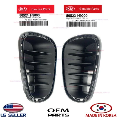 Genuine Front Bumper Fog Lamp Cap Cover LEFT + RIGHT⭐OEM⭐ KIA RIO 2018-2020 - Image 1 of 2