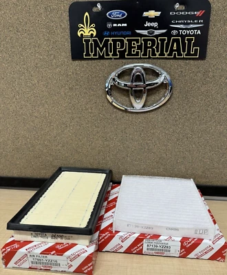 2021-2024 TOYOTA VENZA GENUINE OEM ENGINE AIR FILTER AND CABIN FILTER - Image 1 of 4