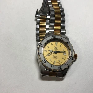 TAG HEUER Professional 2000 974.008 Silver GOLD Women's WATCH 28mm from Japan - Picture 1 of 5