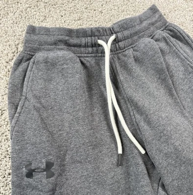 Under Armour Cold Gear Loose Sweatpant Joggers Drawstring Gray Mens Small - Image 1 of 4
