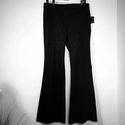 Pantalones de vestir Tahari ciruela negros talla 6 - NUEVOS CON ETIQUETAS/M98TE207 - PRECIO DE VENTA SUGERIDO POR EL FABRICANTE $228 Foto 1 de 4