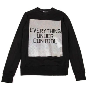 Y-3 Square Dot Logo Foil Printed Sweatshirt Size M(K-155401) - Picture 1 of 12