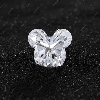 Micky Mouse Lab Grown Diamond Fancy Cut IGI Certified VVS-VS DEF CVD HPHT 1ct - Image 1 of 4