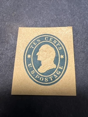 Scott# U33 Washington Unused Cut Square-1861-US - Image 1 of 2