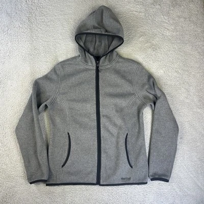 Sudadera con Capucha Marmot Para Mujer Grande Gris Cremallera Completa Polar Chaqueta Exterior Informal Foto 1 de 4