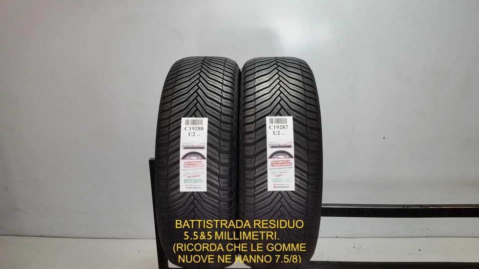 GOMME USATE  4 STAGIONI 225/60R18 104W MICHELIN CROSSCLIMATE 2 M+S  PNEUM C19288 - Bild 1 von 1