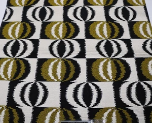 Gaston Daniela 22"x25" Tela Remanente "Bogart" Color Verde, Verde, Negro Italia - Imagen 1 de 5