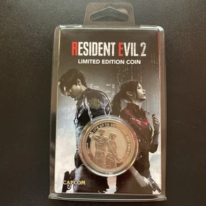 Resident Evil 2 Leon Kennedy Claire Redfield Limited Edition Münze Fanattik - Bild 1 von 2