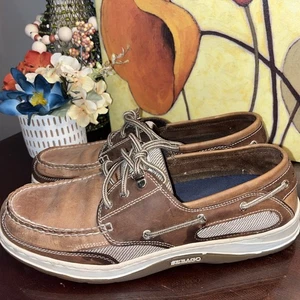 Sebago Clovehitch Herren Größe 12 Docksiders Bootsschuhe Marine rutschfeste Sohle - Bild 1 von 14