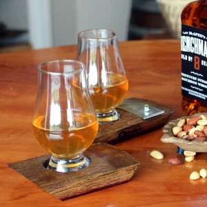 Whiskey Barrel Coaster | Glencairn Glass Option - Picture 1 of 15