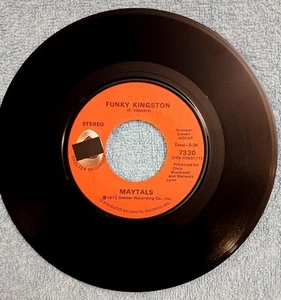 1973 Maytals - Funky Kingston - Shelter 7330 Reggae 45 rpm 7" NM- - Picture 1 of 3