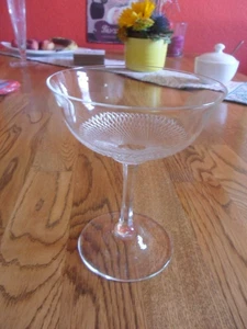 Antike Champagner Sektschale Sektglas um 1910 mit Schliff Kristall - Picture 1 of 10