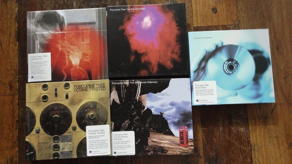 8 CD 3 DVD Porcupine Tree lightbulb stupid dream octane downstair sky sideways - Bild 1 von 4