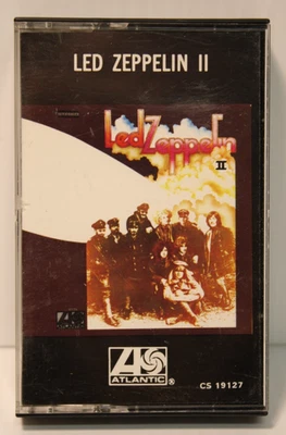 Led Zeppelin - Led Zeppelin II (Cassette, 1977) Atlantic CS 19127 Vintage - Image 1 of 4