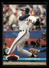 1991 Stadium Club Albert Belle #465 Cleveland Indians