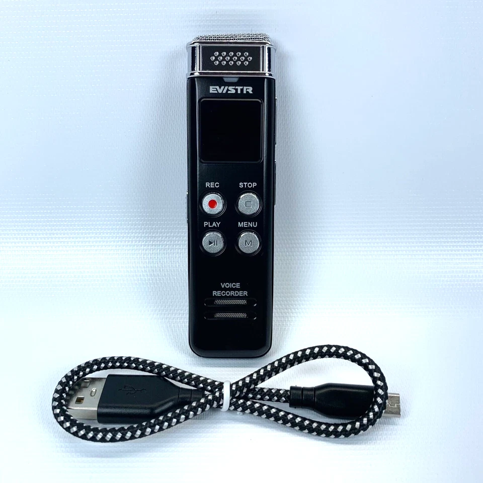 Grabadora de Voz Digital Evistr Modelo L157 16 GB Capacidad Entrada 5V 500mA Probada  Foto 1 de 4