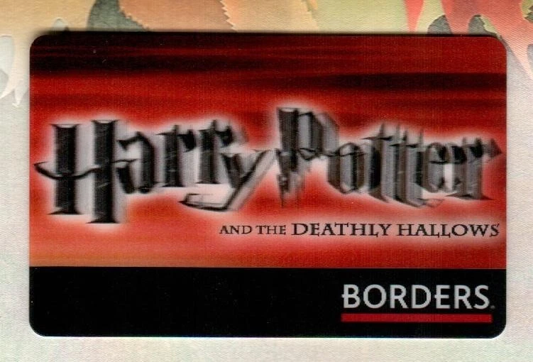 BORDERS Harry Potter the Deathly Hallows ( 2007 ) Lenticular Gift Card ( $0  ) - Image 1 of 1