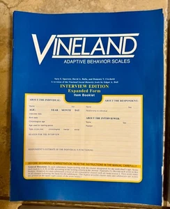Vineland-2 Adaptive Behavior Scales Survey Forms Manual Interview & Caregiver - Bild 1 von 10