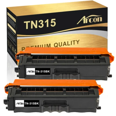 2PK Black TN315 Toner Compatible With Brother HL-4570cdw HL-4150cdn MFC-9560cdw - Image 1 of 4