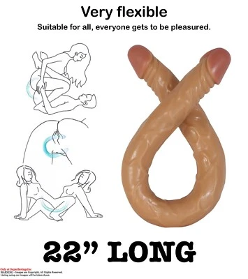 Consolador grande súper largo de 22" anal pene gigante juguetes sexuales consoladores gruesos enormes juguetes sexuales Foto 1 de 4