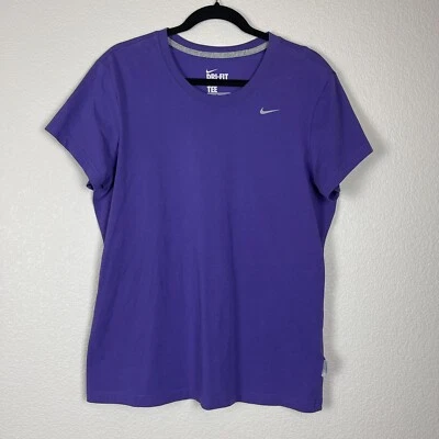 Camiseta Nike Dri-Fit Jóvenes Niños Algodón Talla XL (16-18) Púrpura *Defecto Foto 1 de 4