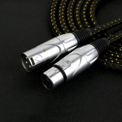 XLR Male to Female Fully Balanced Premium High-quality Microphone Cable - Image 1 of 3