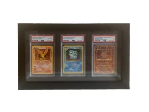 Sports or Pokémon Three Card Display - Choose your Color! - Picture 1 of 1