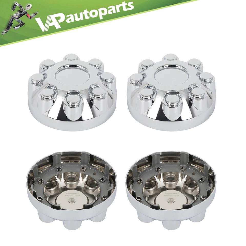 Tapacubos centrales cromados para rueda 03-14 Dodge Ram 1500 2500 3500 SRW rueda de 17" Foto 1 de 4