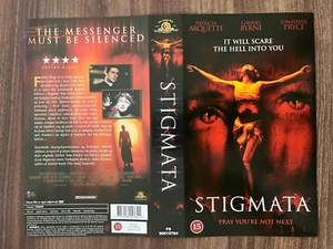 Vintage Stigmata Arquette Byrne VHS Cover Only - Danish Edition - No Tape - Picture 1 of 3