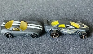 2005 Hot Wheels #046 Torpedoes Subaru WRX & 2005 Dodge Viper Matte Black Lot - Picture 1 of 5