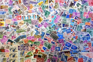 U.S.A. COMMEMORATIVES II mixture / kiloware off paper. 1 oz. (28 grams) L1 - Picture 1 of 1
