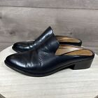 Frye Ray Mule Black Leather Slip On Pointed Toe Shoes 3475886 Womens Size 8 B