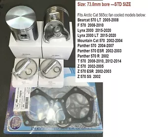 2002-2008 Arctic Cat Z 570_Bearcat_Panther_MtnCat/08-14 T 570 Piston Rebuild KIT - Picture 1 of 3