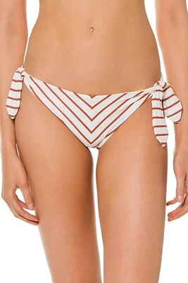 O'NEILL Mujer 184877 Karmen Rayas Corbata Lateral Bikini Parte Inferior Traje de Baño Talla L Foto 1 de 2