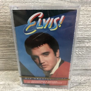 Elvis His Greatest Hits Collector's Edition Original Audio Cassette Tape Sealed - Picture 1 of 2