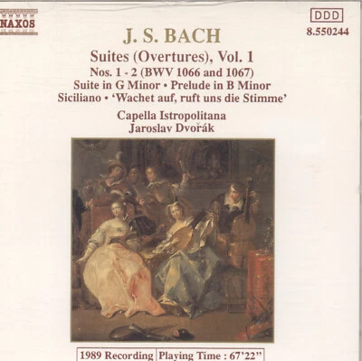 Bach - Suites (Overtures), Vol. 1 - Nos. 1 - 2 CD - image 1 of 2